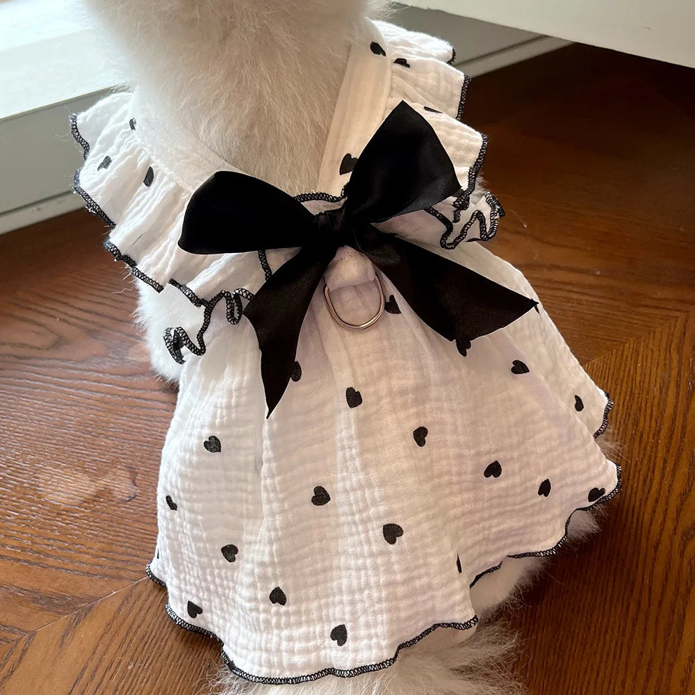 All Cotton Pet Dress For Dogs And Cats, Spring Summer