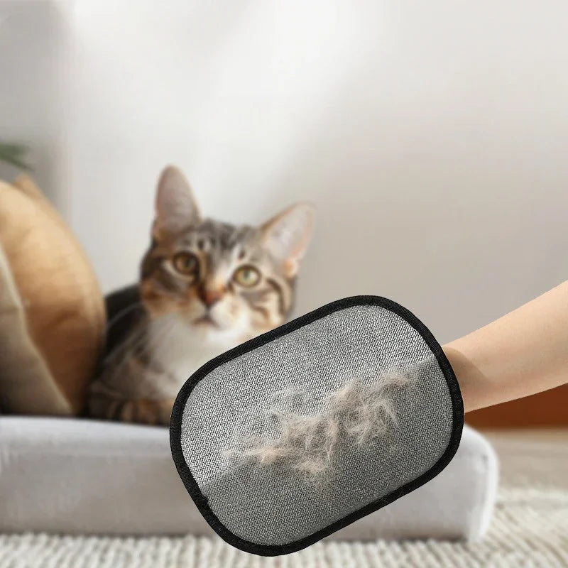 AHTOSKACN Double Sided Pet Hair Removal Gloves For Pets