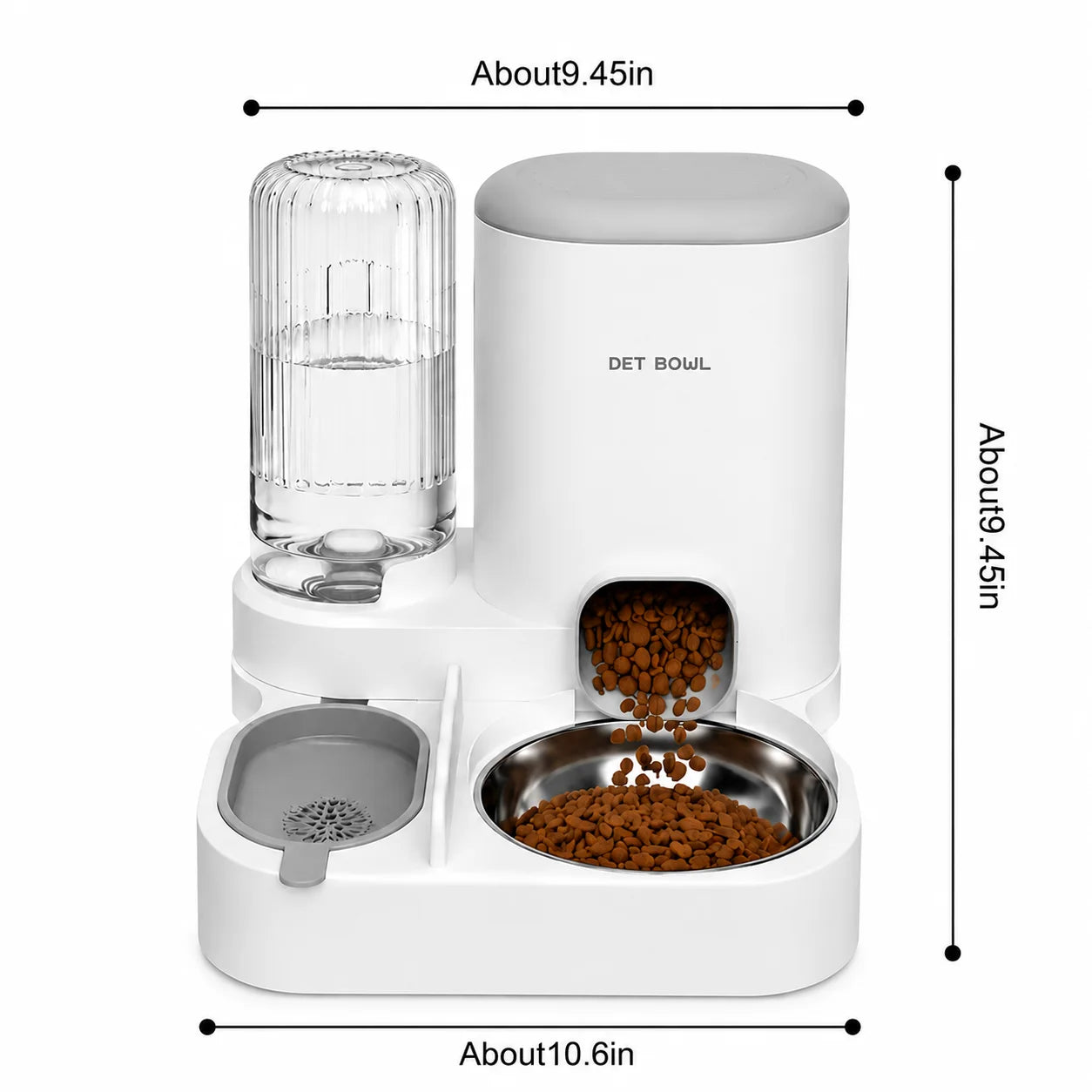 Automatic Pet Feeder Water Dispenser For Dogs And Cats