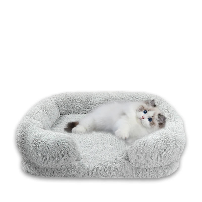 NONECN Thickened Orthopedic Dog Bed With Washable Plush Cover