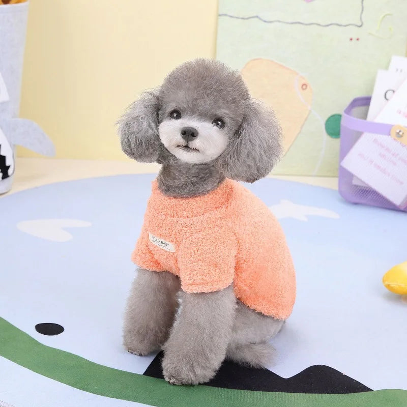 Fleece Dog Hoodie Sweater For Small And Medium Dogs