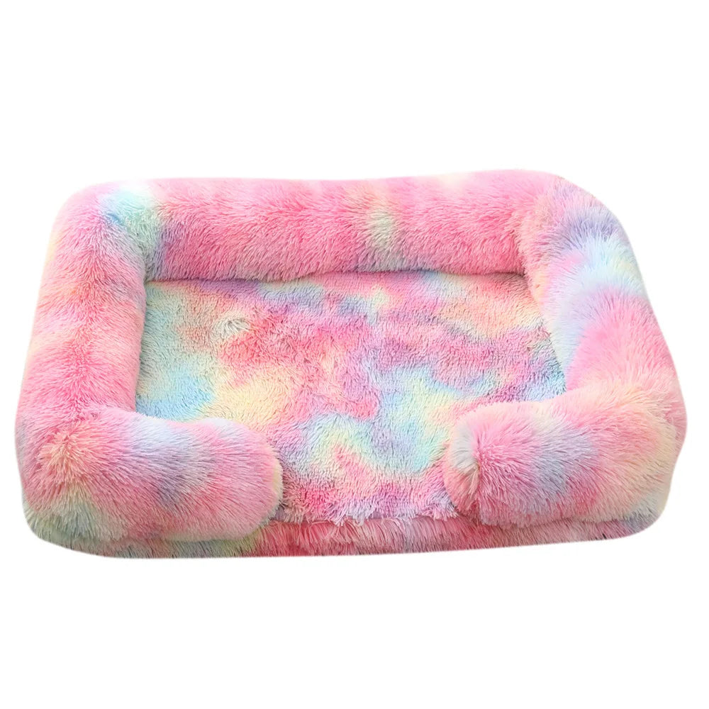 NONECN Half Surround Full Filling Dog Bed