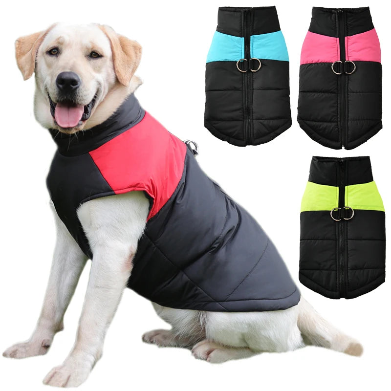 Waterproof Winter Dog Vest For Small Dogs With D Ring