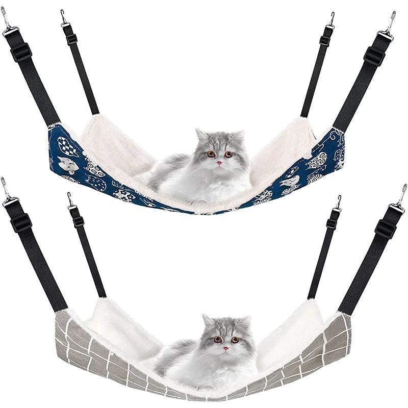 Cat Hanging Hammock With Adjustable Straps