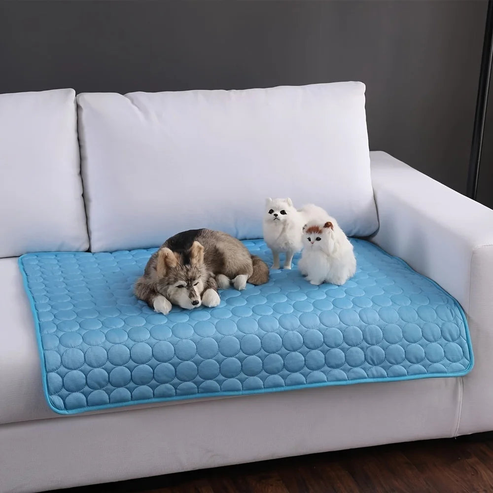 Dog And Cat Cooling Mat Self Cooling Pad Durable Bed