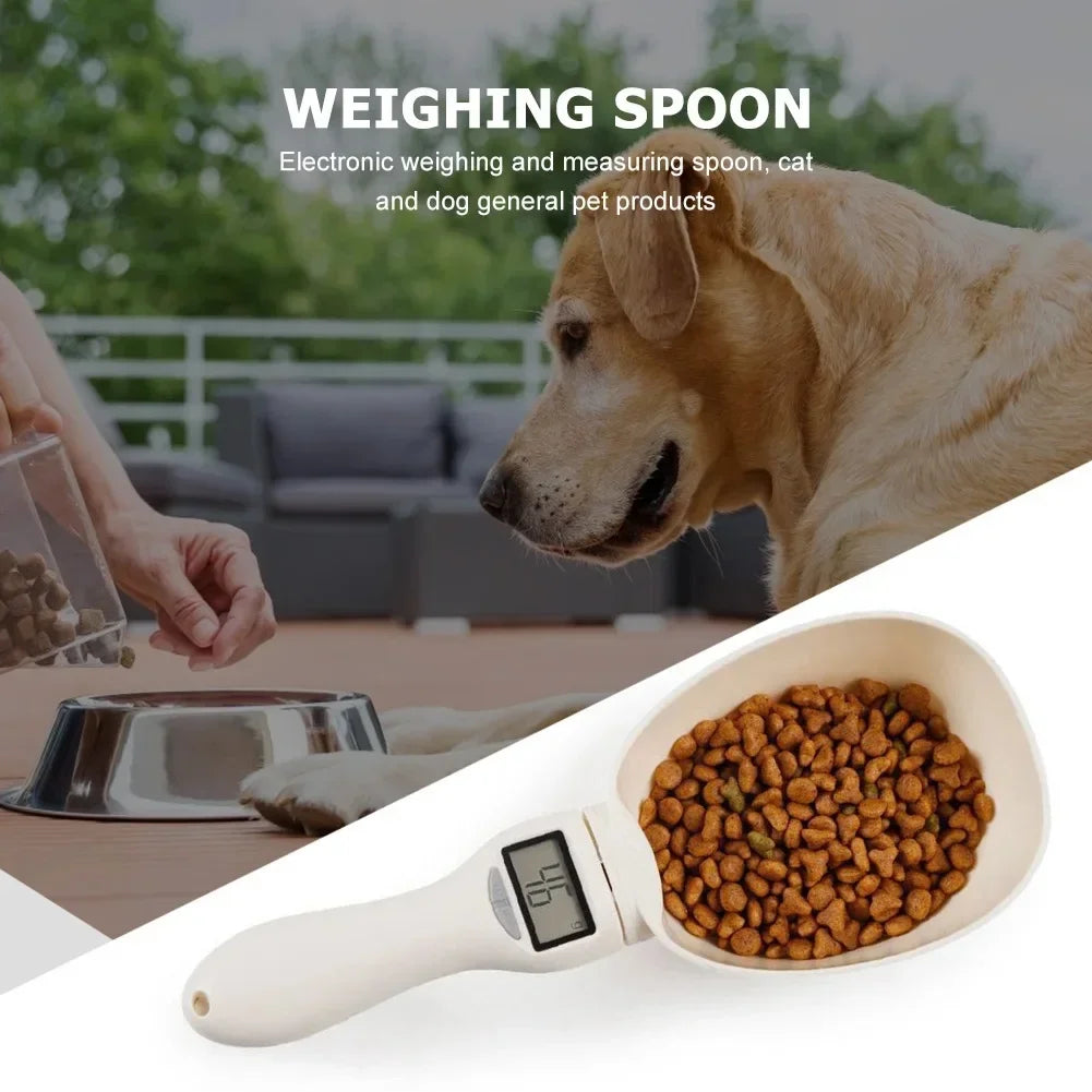 Pet Food Measuring Scoop Digital Scale With LED Display