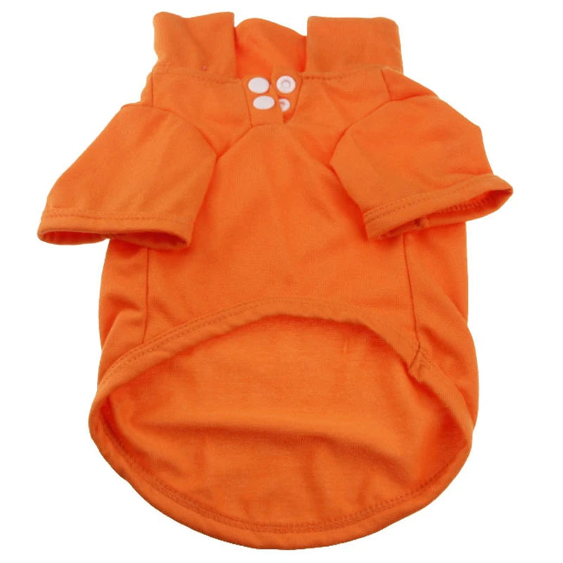 Doggyzstyle Spring Dog Shirts Breathable Polo Collar Vest For Dogs