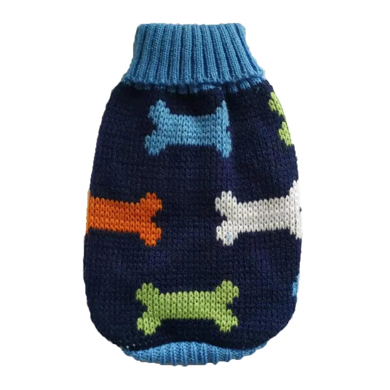 Warm Dog Sweater For Small To Medium Dogs Winter Coat