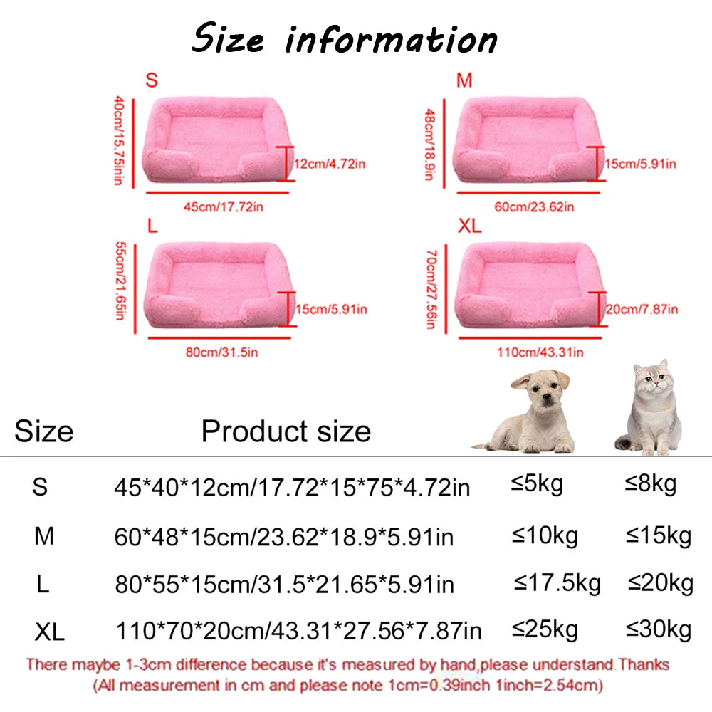 NONECN Half Surround Full Filling Dog Bed