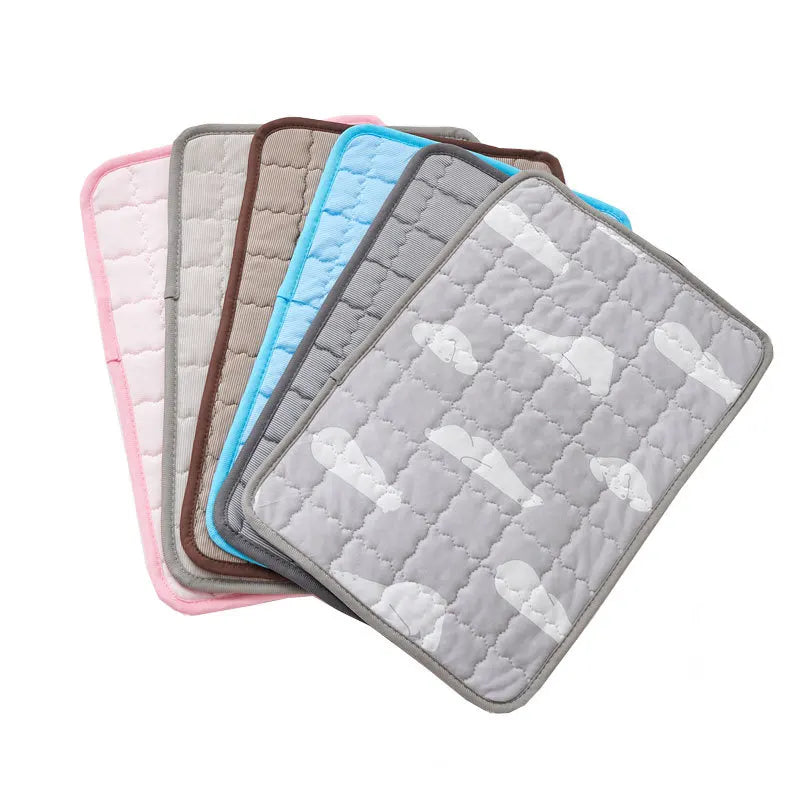 Pet Cooling Mat For Dogs And Cats Moistureproof Ice Silk