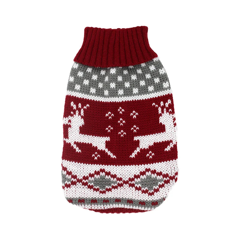 Warm Dog Sweater For Small To Medium Dogs Winter Coat