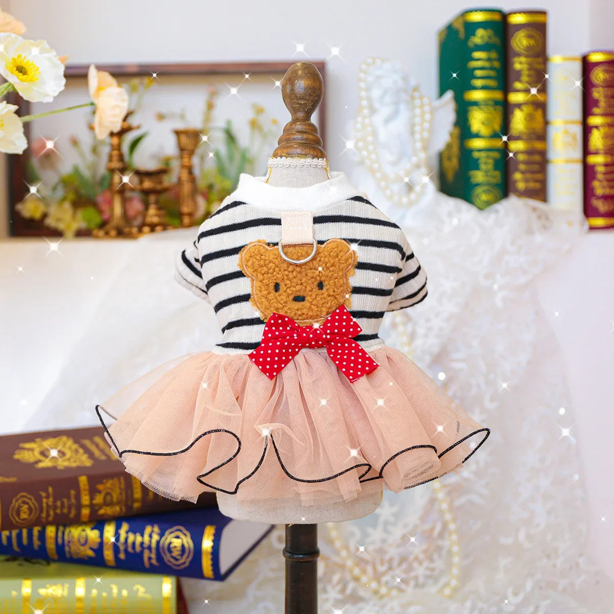 Pet Galaxy Fluffy Gauze Wedding Dress For Dogs And Cats