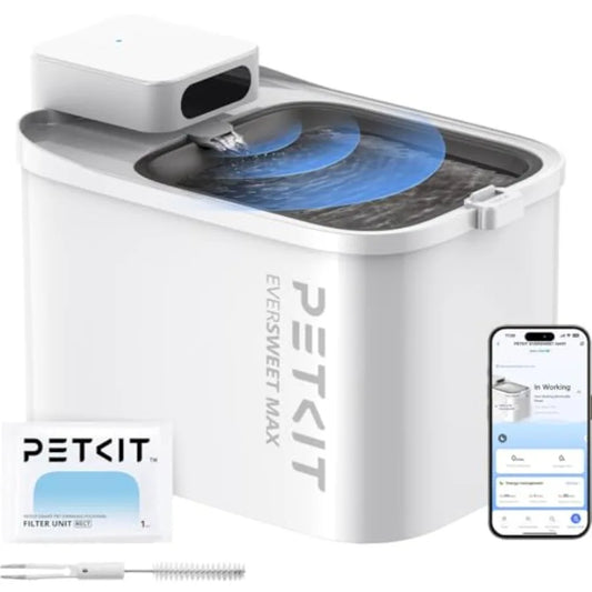 Cordless Cat Water Fountain With Motion Sensor Automatic For Pets