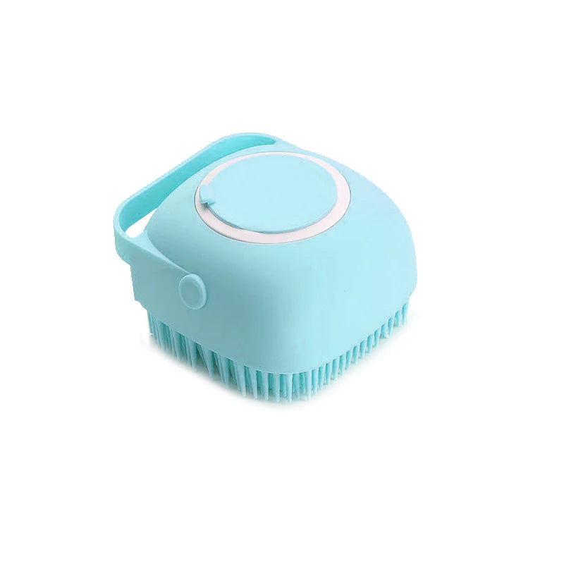 Soft Silicone Bathing Brush For Dog And Cat Grooming