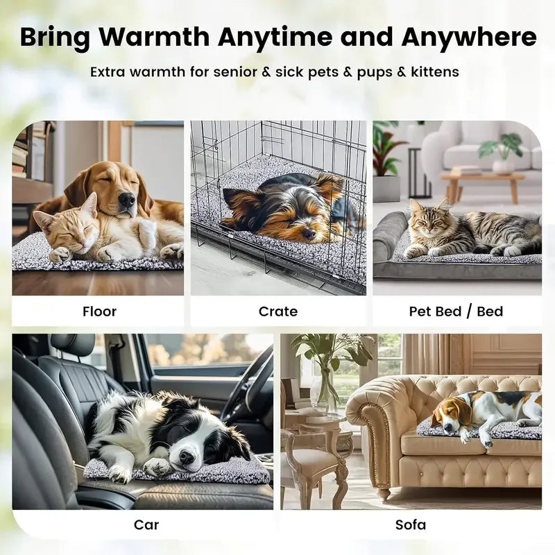 NONECN Self-Warming Pet Pad Blanket For Cats And Dogs