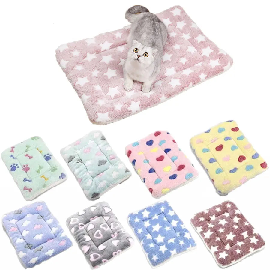 Soft Plush Cat Bed Mats For Cats And Dogs Warm Pet Pad