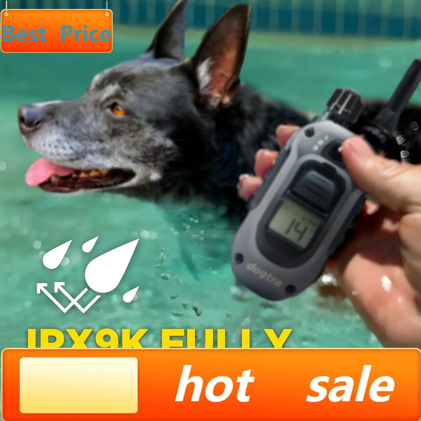 280X E Collar With Remote For Stubborn Dogs Waterproof LED