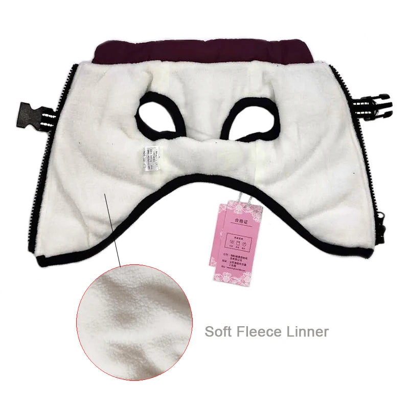 Winter Warm Dog Jacket With Harness Waterproof Coat For Large Breeds