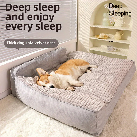 Cat And Dog Bed Non Slip Winter Warm Deluxe Cushioning