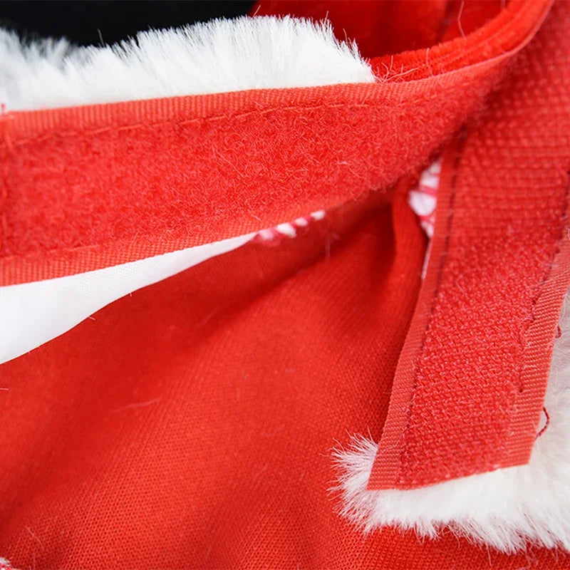 Pet Christmas Hooded Coat For Small Dogs And Cats Costume