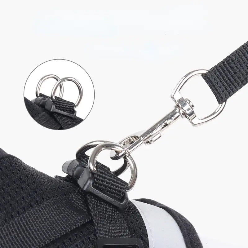 Breathable Reflective Mesh Undershirt Dog Harness Vest With Adjustable Straps