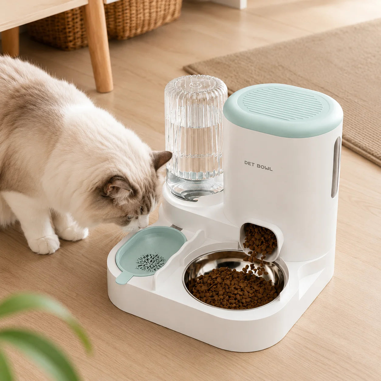 Automatic Pet Feeder Water Dispenser For Dogs And Cats