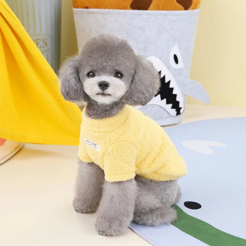 Fleece Dog Hoodie Sweater For Small And Medium Dogs