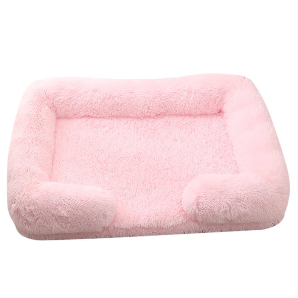 NONECN Half Surround Full Filling Dog Bed