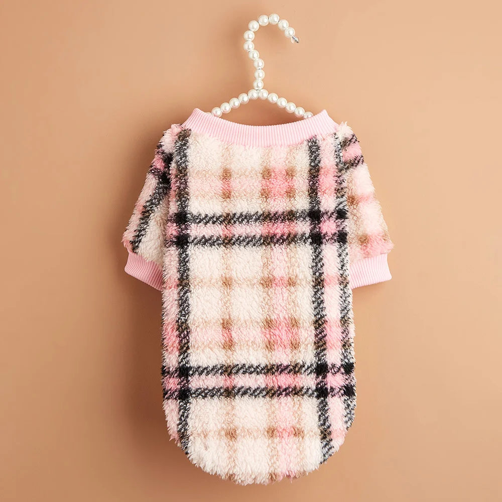 Woolen Dog Sweater Warm Fleece Outfit For Daily Pet Wear