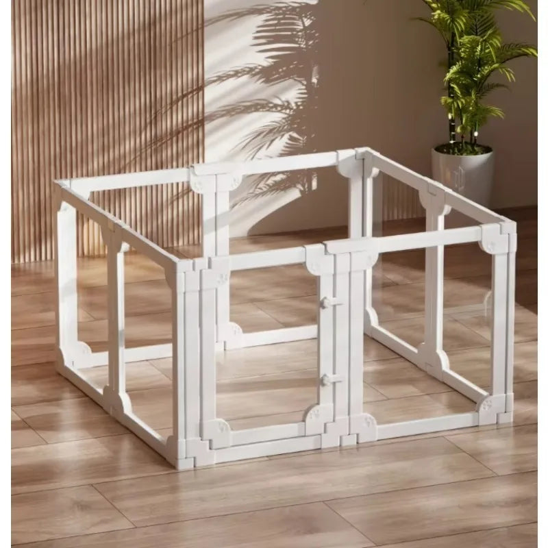 MBVM Transparent Indoor Dog Cage Easy Install Washable Barrier