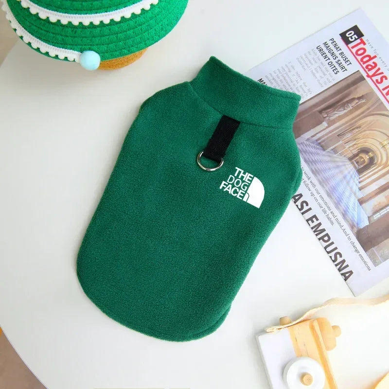 NONECN Autumn Winter Dog Sweater Fleece Coat For Small Breeds