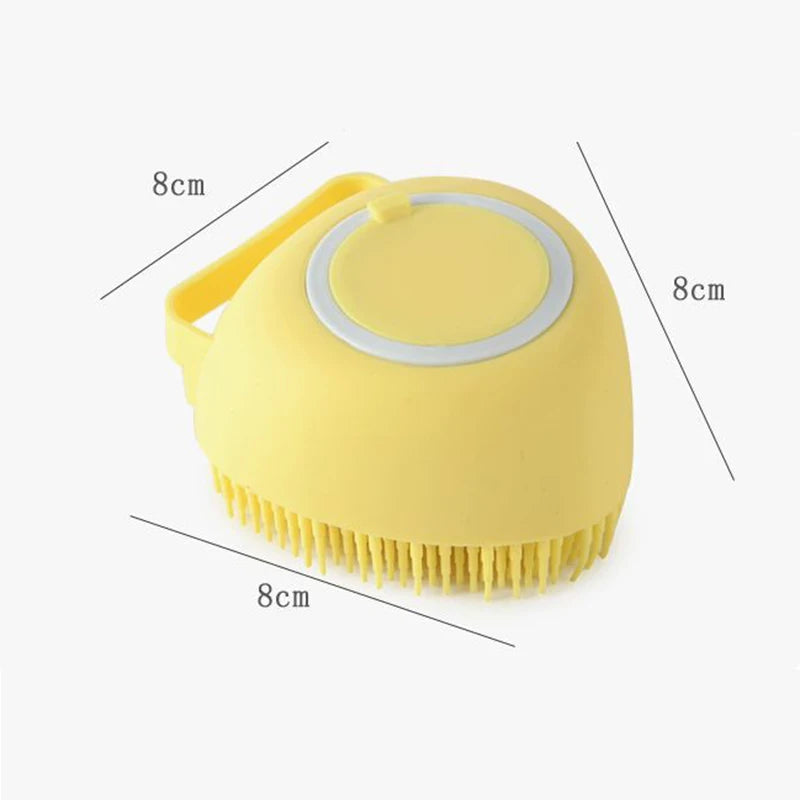 Silicone Pet Massage Gloves For Bathing Dogs And Cats