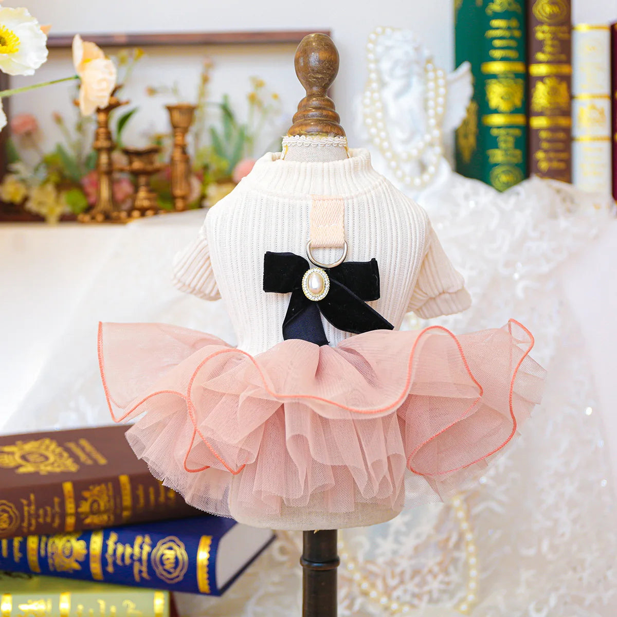 Pet Galaxy Fluffy Gauze Wedding Dress For Dogs And Cats