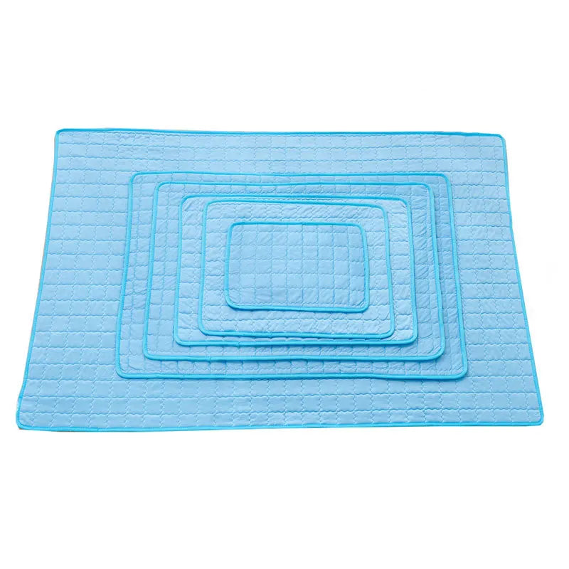 Pet Cooling Mat For Dogs And Cats Moistureproof Ice Silk