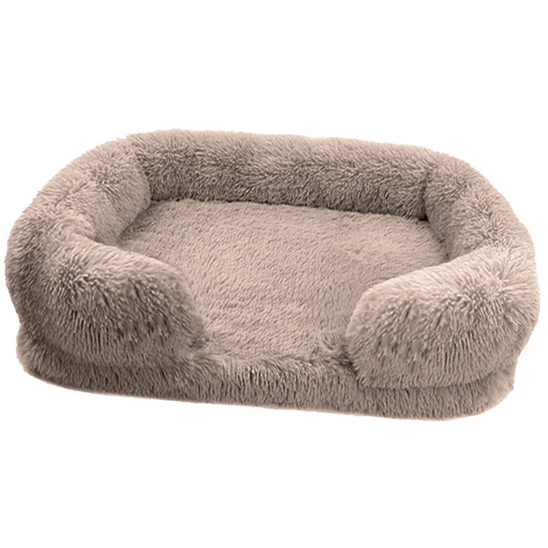 NONECN Thickened Orthopedic Dog Bed With Washable Plush Cover