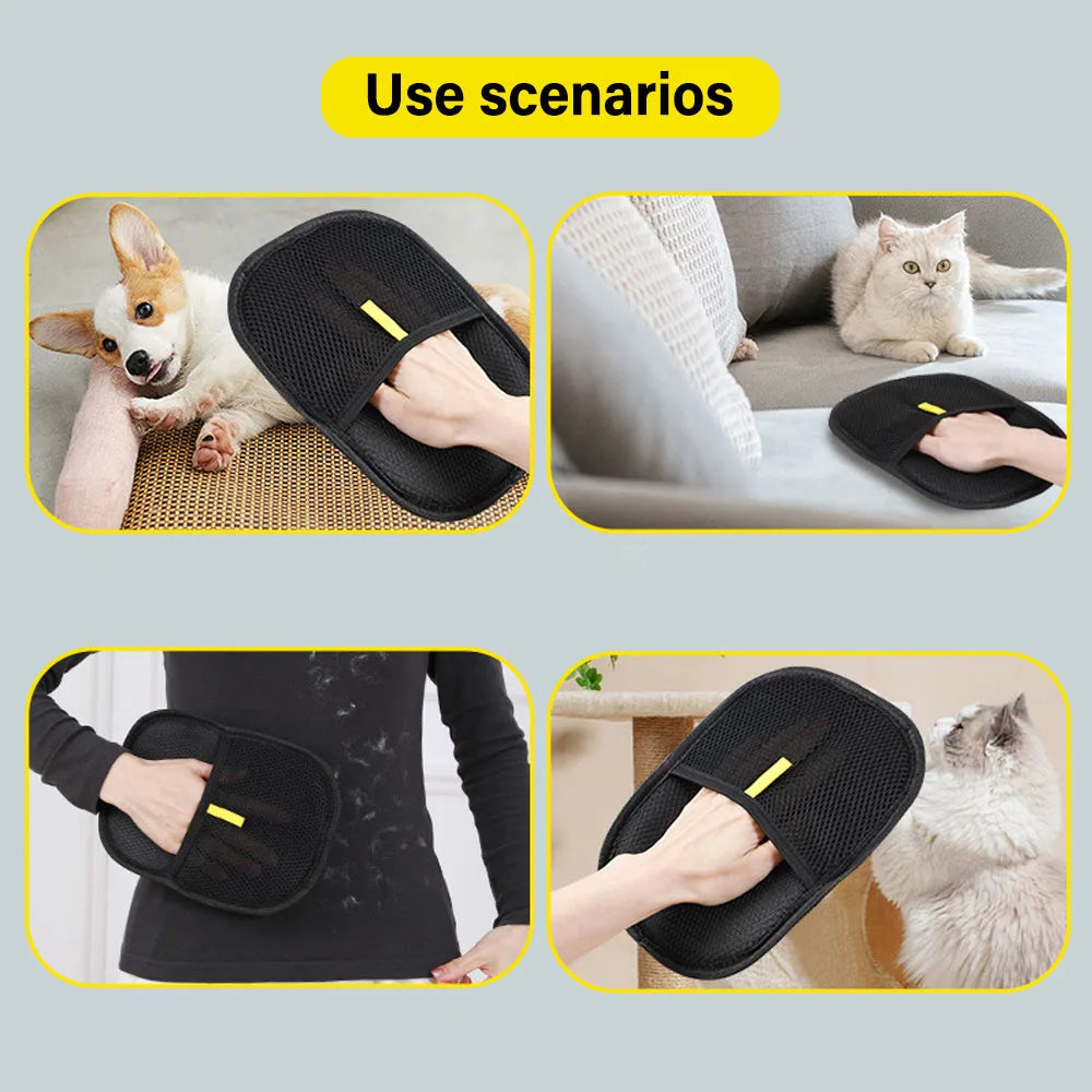 YTYINCN Pet Grooming Gloves Hair Removal Brush
