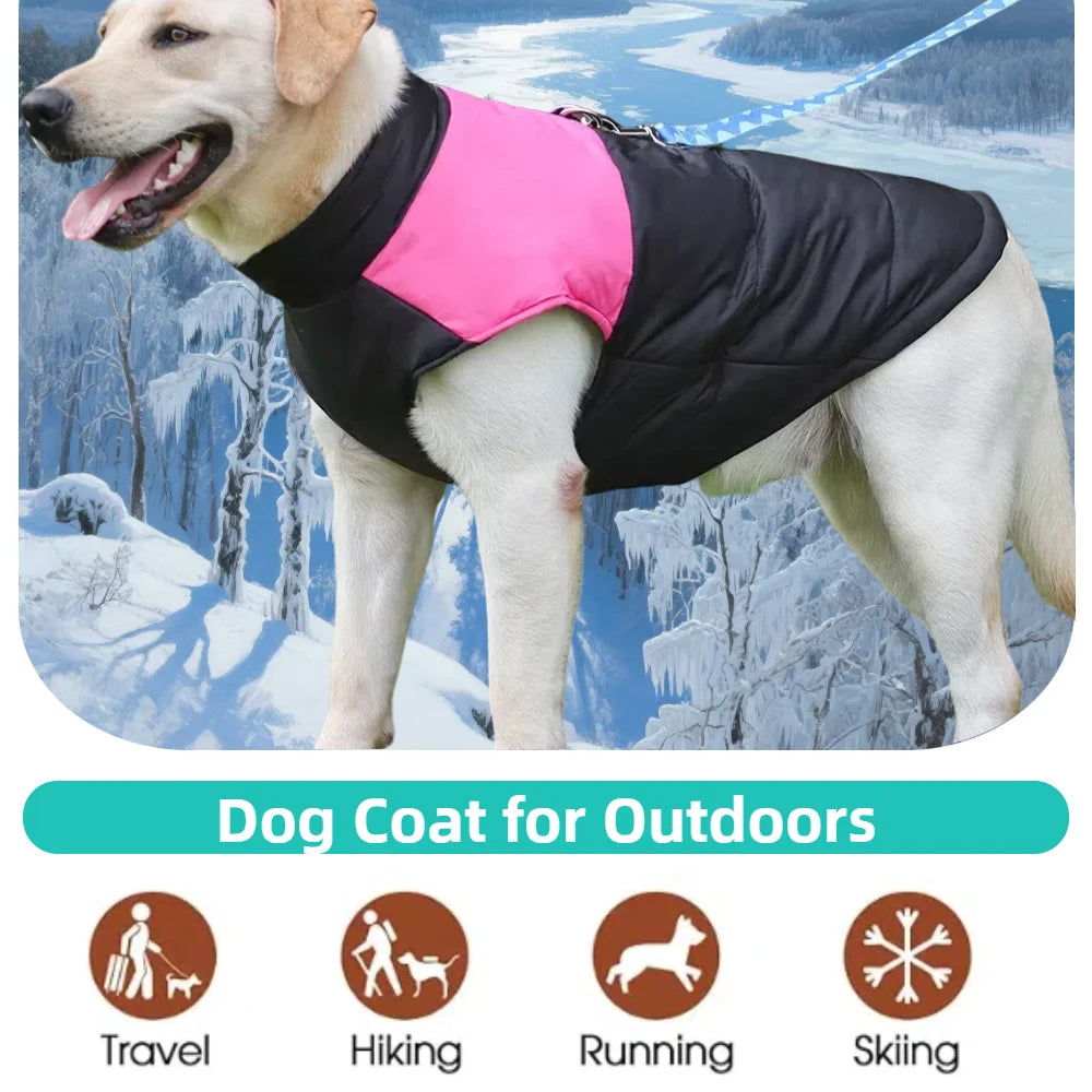 Waterproof Winter Dog Vest For Small Dogs With D Ring