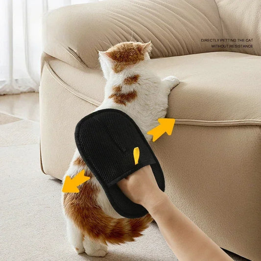 AHTOSKACN Double Sided Pet Hair Removal Gloves For Pets