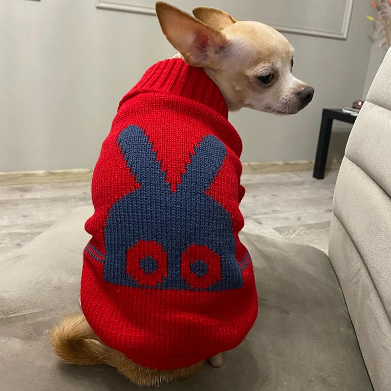 Warm Dog Sweater For Small To Medium Dogs Winter Coat