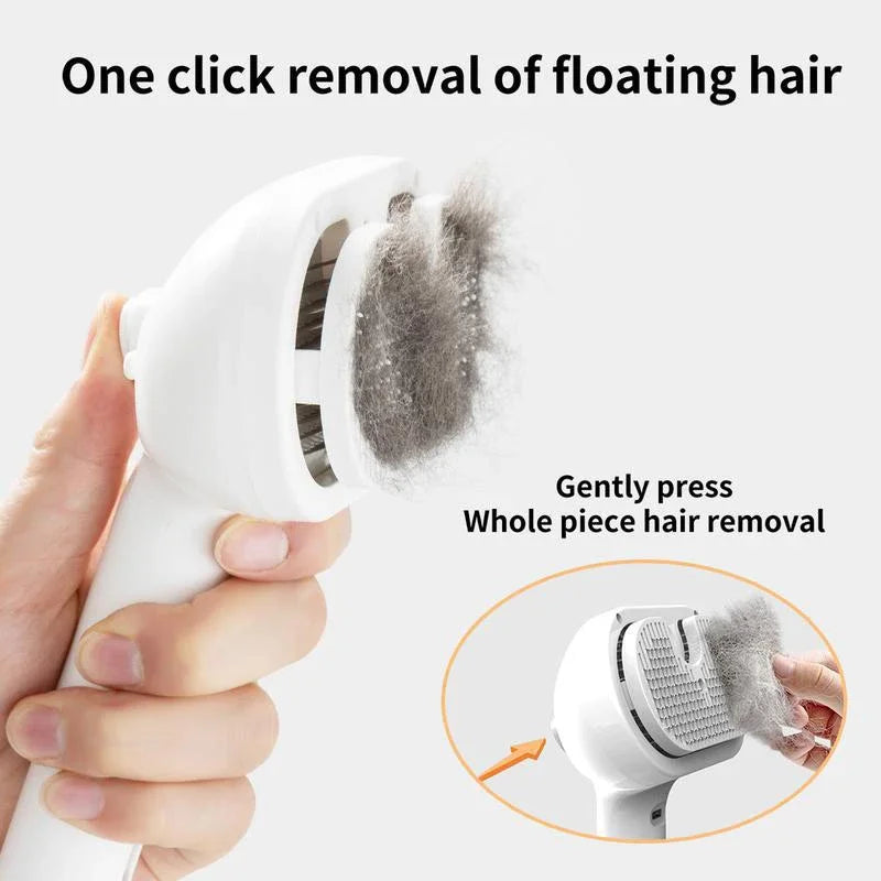 YTYIN Dog Comb With Steam Massage Brush And Spray For Pets