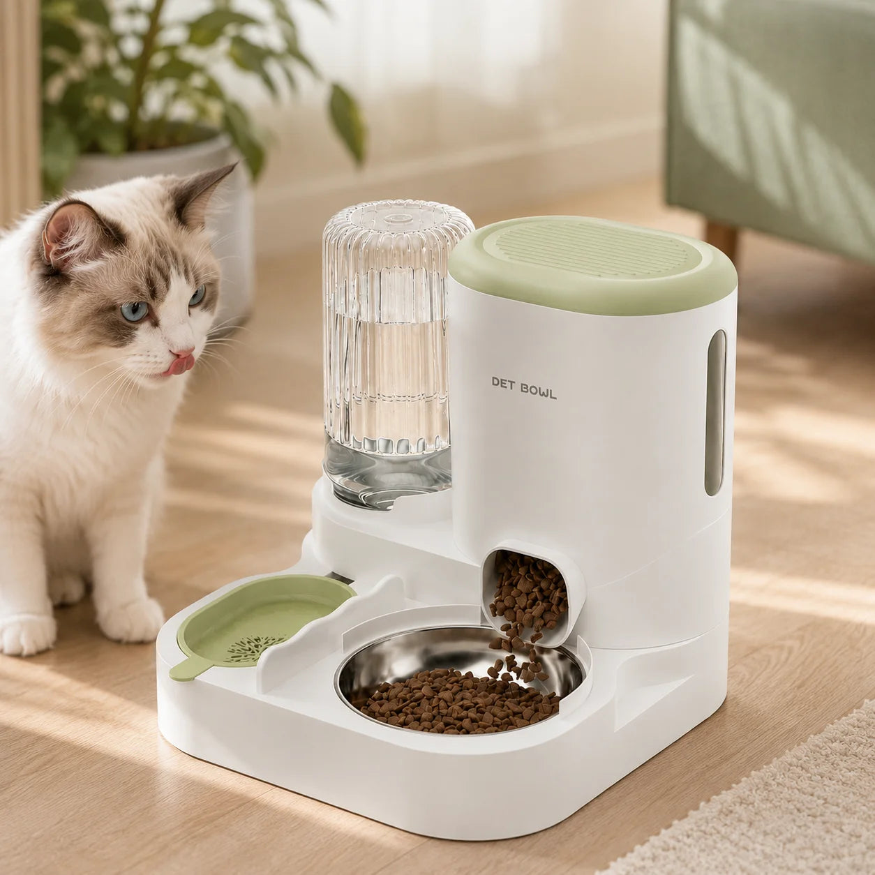 Automatic Pet Feeder Water Dispenser For Dogs And Cats