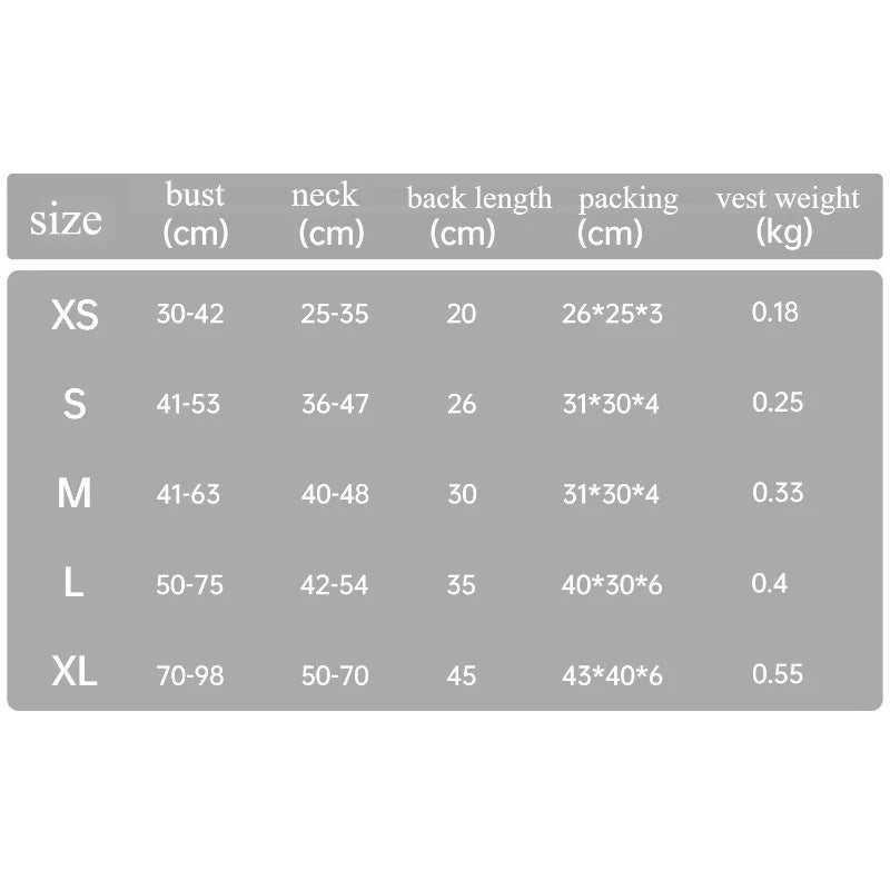 Dog Life Vest For Summer Swimming Safety Lightweight Polyester
