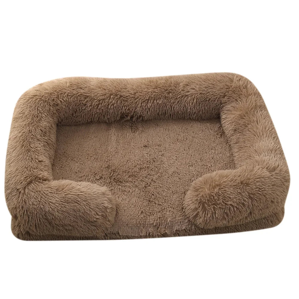 NONECN Half Surround Full Filling Dog Bed