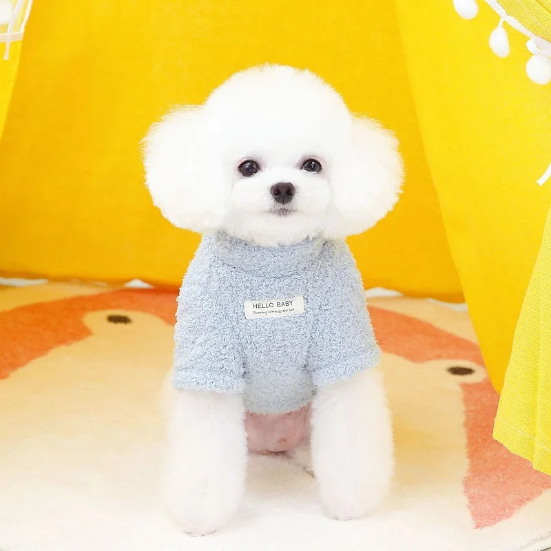 Fleece Dog Hoodie Sweater For Small And Medium Dogs
