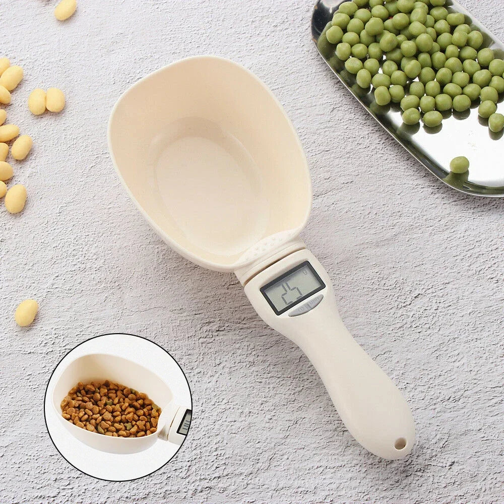 Pet Food Measuring Scoop Digital Scale With LED Display