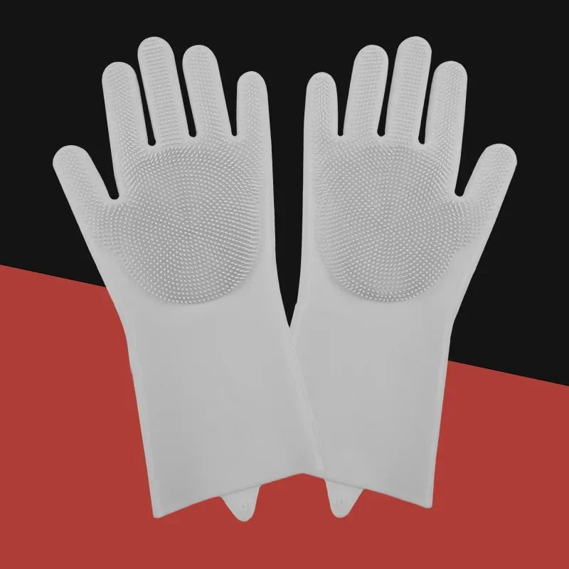 Pet Grooming Silicone Glove For Dog And Cat Bathing