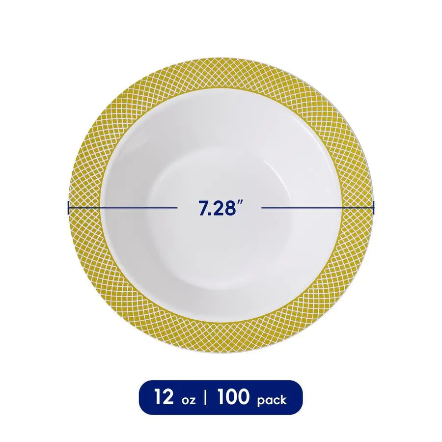 Disposable Plastic Bowls Heavy Duty for Party and Catering