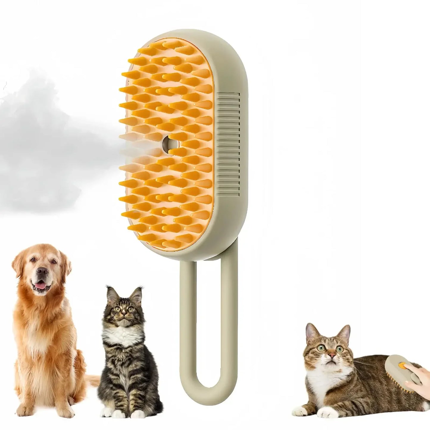 Pet Spray Grooming Comb For Dogs And Cats Steam Cleaning