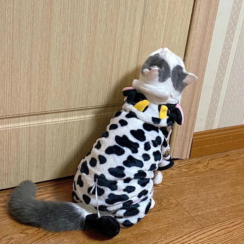 Soft Fleece Dog Hoodies And Jumpsuits For Small Dogs