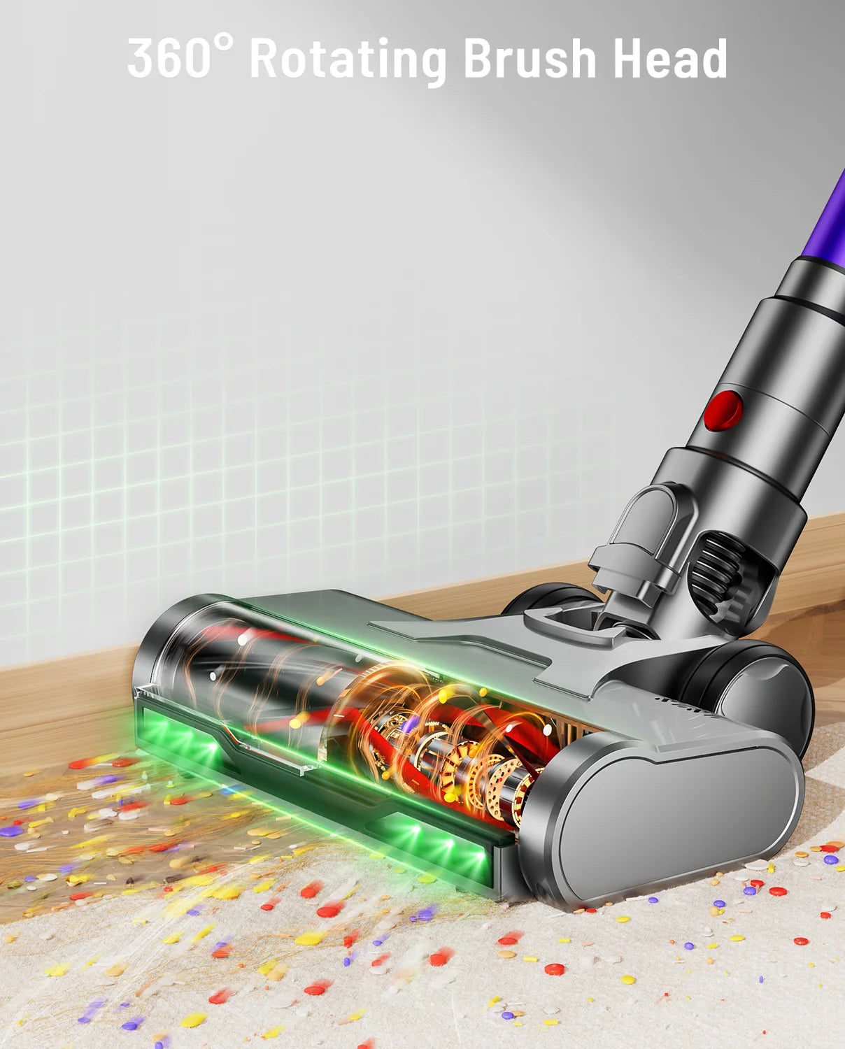 VAKERR X15 Pro 650W Cordless Vacuum Cleaner 65KPa Suction